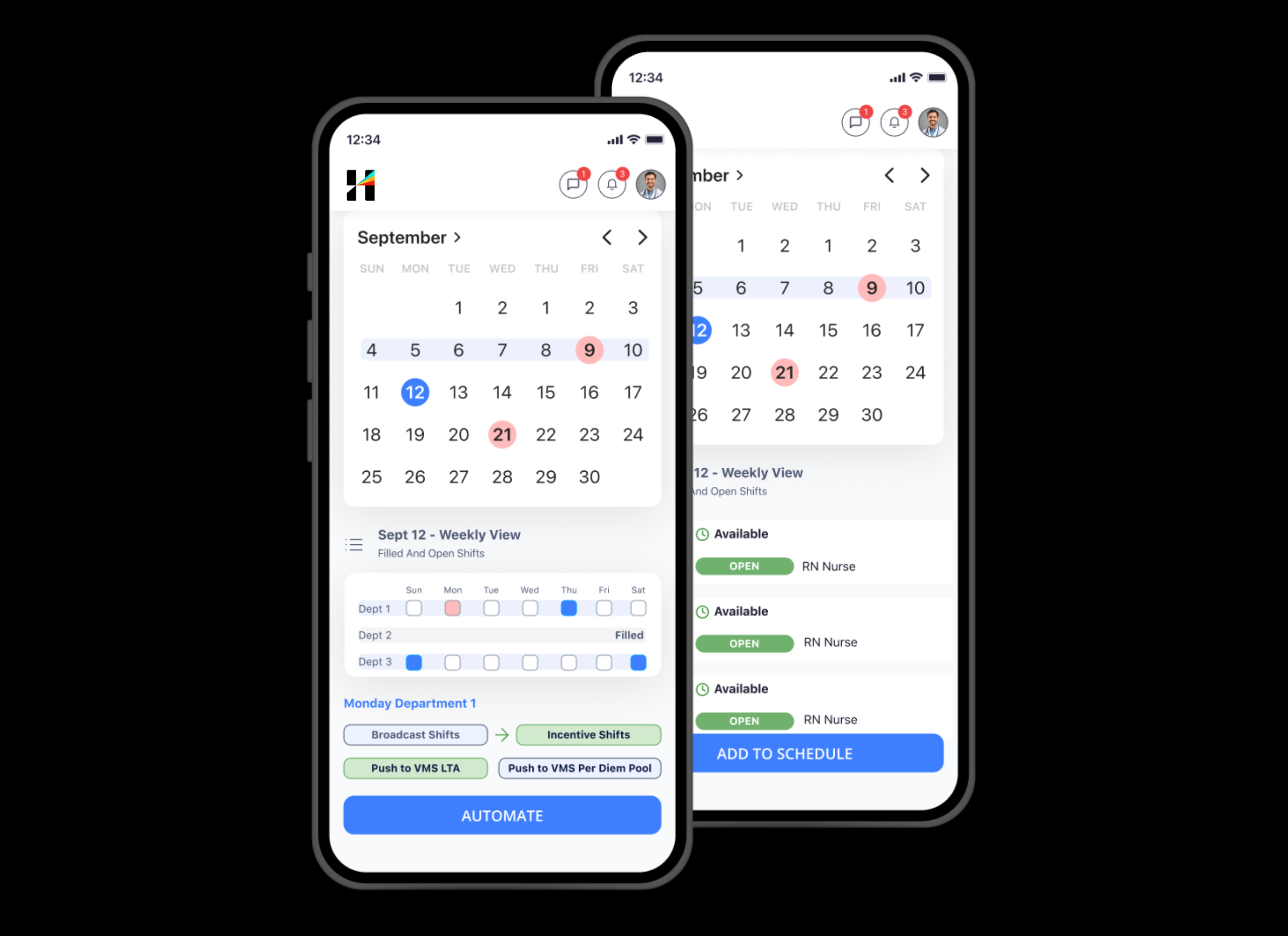 Fill shifts through coordinated execution